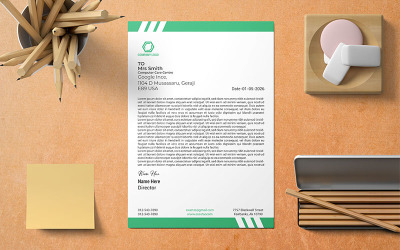 Minimalny papier firmowy – tożsamość korporacyjna_L_180