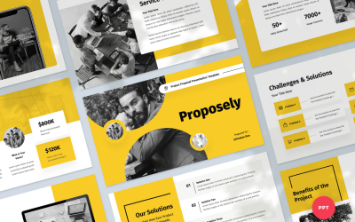 Proposely - Modèle PowerPoint de présentation de proposition de projet