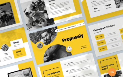 Proposely – Prezentace návrhu projektu Šablona Prezentací Google