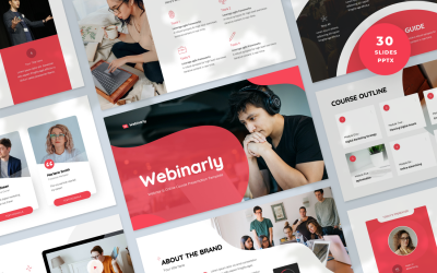 Seminarium internetowe — szablon seminarium internetowego i prezentacji ekursowej w programie PowerPoint