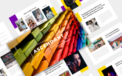 Ascendant – креативний багатоцільовий шаблон PowerPoint
