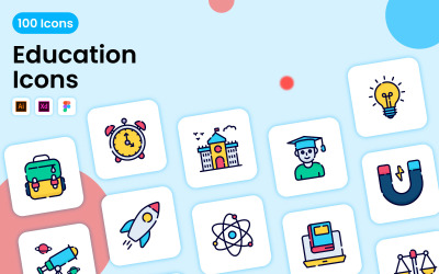 Belle icône de l’éducation moderne