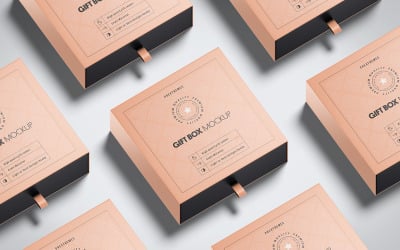 Coffret cadeau PSD Mockup Vol 11
