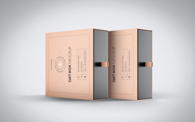 Coffret cadeau PSD Mockup Vol 13