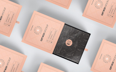 Coffret cadeau PSD Mockup Vol 19