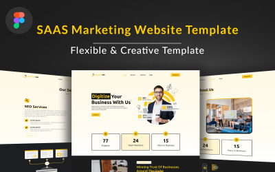 Digitalizar 360: Plantilla Figma de página de destino SAAS