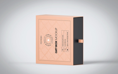 Gift Box PSD Mockup Vol 02