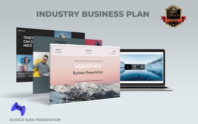 Google Slide-Präsentationsvorlage für Branchen und Unternehmen