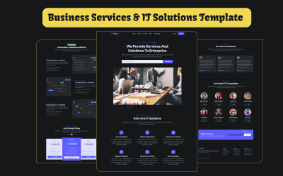 ITsmart — Business Services &amp;amp; IT Solutions Multipurpose Responsive Website Template