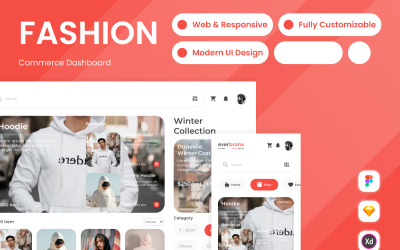 Everbronx - Fashion Commerce Dashboard V2