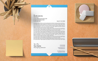 Briefkopf A4 Vorlage Design_180