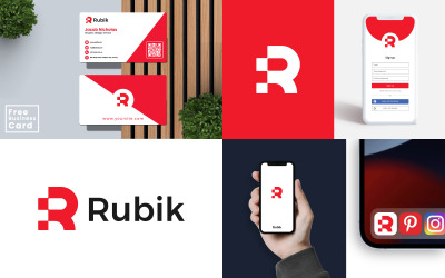 Création de logo d&amp;#39;entreprise haut de gamme et conception de cartes de visite. v3