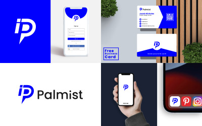 Diseño de logotipo empresarial premium y diseño de tarjetas de presentación. v4