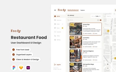 Foody - Restaurantgebruikersdashboard