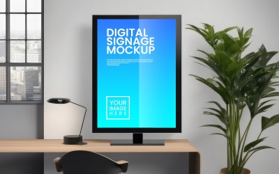 Макет цифрового знака, шаблон V14