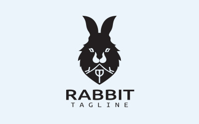 Шаблон логотипу Rabbit Viking V8