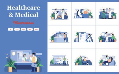 M461_Ilustrações médicas e de saúde