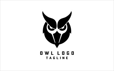 Modèle de conception de logo hibou V7