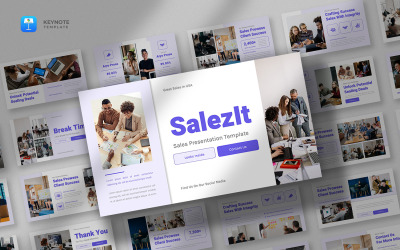 Salezit - Keynote-sjabloon voor verkoopmarketing