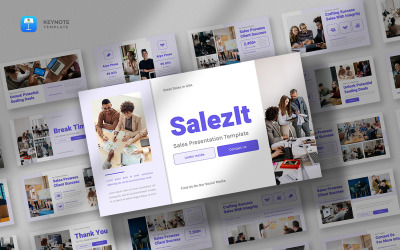 Salezit - Plantilla de Keynote de marketing de ventas