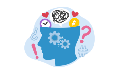 Overthinking Vector Illustration