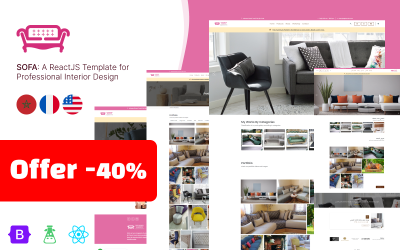 ArtistryCanvas - Portfolio de tapisseries multilingues Site Web React RTL/LTR