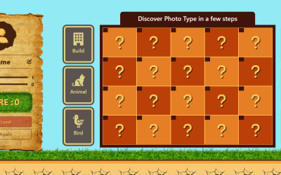 Javascript Discover Photo Type Game