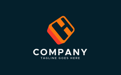 Modèle de conception de logo unique carré lettre H