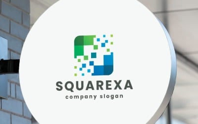 Шаблон логотипа Squarexa Pro