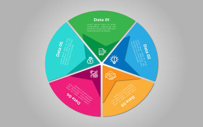Stjärna stil vektor infographic element design.