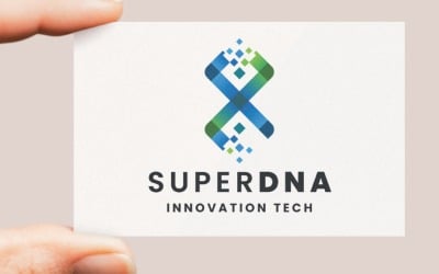 Süper DNA Pro Logo Şablonu