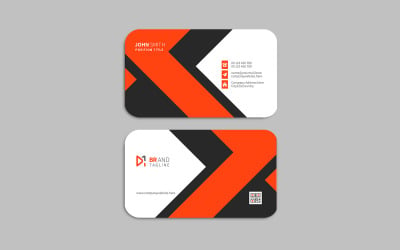 Creative and modern visiting card design template