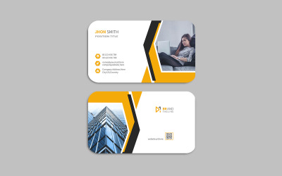 Design criativo e moderno de cartão de visita - identidade corporativa