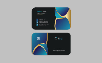 Diseño creativo de tarjetas de presentación - Identidad corporativa