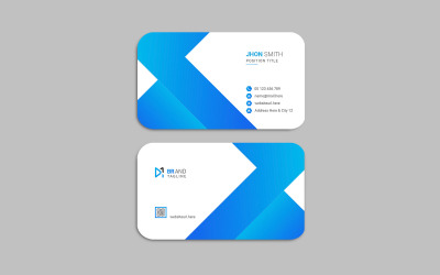 Kreative und moderne Visitenkarten-Designvorlage – Corporate Identity