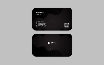 Clean and modern business card design template - corporate identity