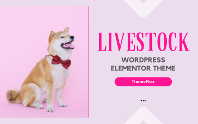 Motyw WordPress Elementor dla zwierząt gospodarskich