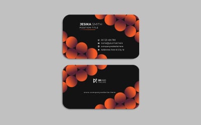 Simple and clean modern visiting card template - corporate identity