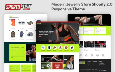 Sporto Stuff - Sport Moda e accessori fitness Multiuso Shopify 2.0 Tema reattivo