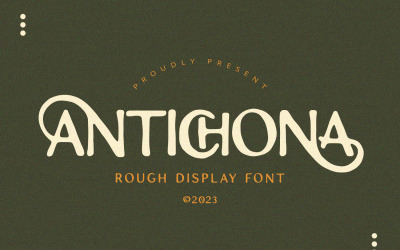 Antichona - Carattere Rough Sans