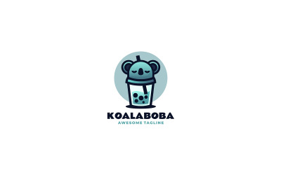 Logo del fumetto della mascotte Koala Boba
