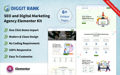 Sito WordPress dell&amp;#39;agenzia Diggitrank SEO e Digit Marketing