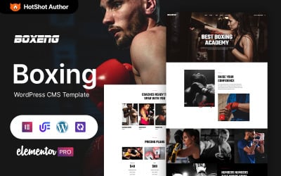 Boxeng - Tema Elementor WordPress per la boxe