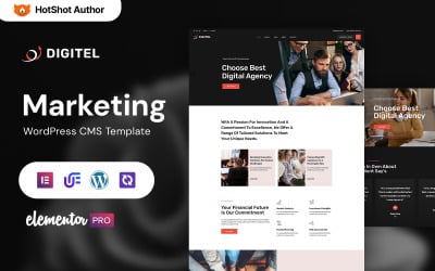 Digitel — тема WordPress Elementor для бизнес-маркетинга