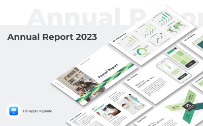 Geschäftsbericht 2023 Keynote-Präsentationsvorlage