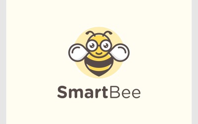 Şirin Arı Maskot Karikatür Logosu