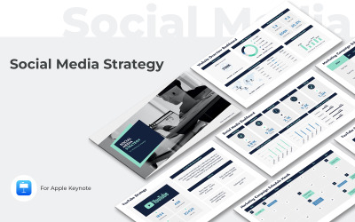 Social Media Strategie Keynote Presentatiesjabloon