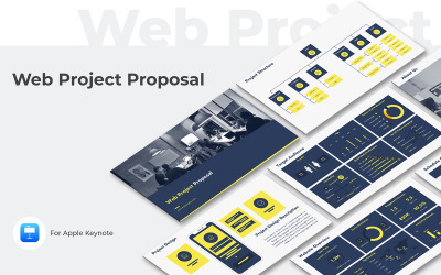 Web Project Proposal Keynote Presentation Template