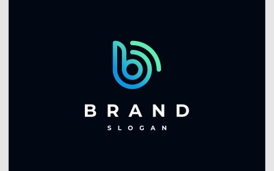 字母 B 信号广播标志