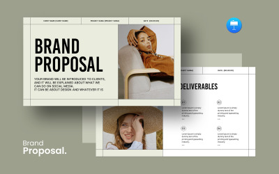 Modelli di keynote per proposte di brand